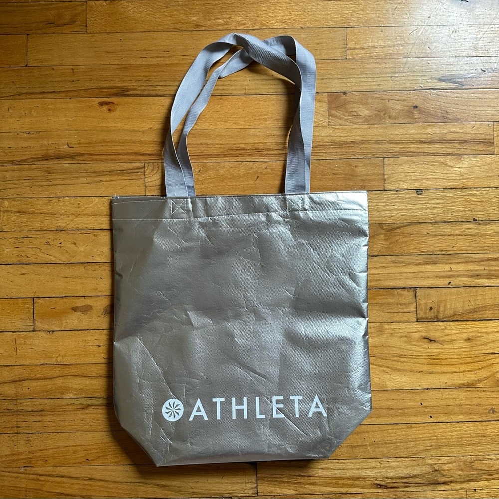 (3 for $15) Athleta large silver tote